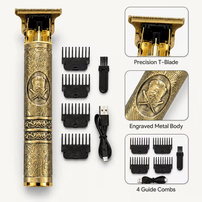 **Professional T9 Hair Trimmer – Cordless Electric Hair Clipper for Men, Beard & Hair Grooming**